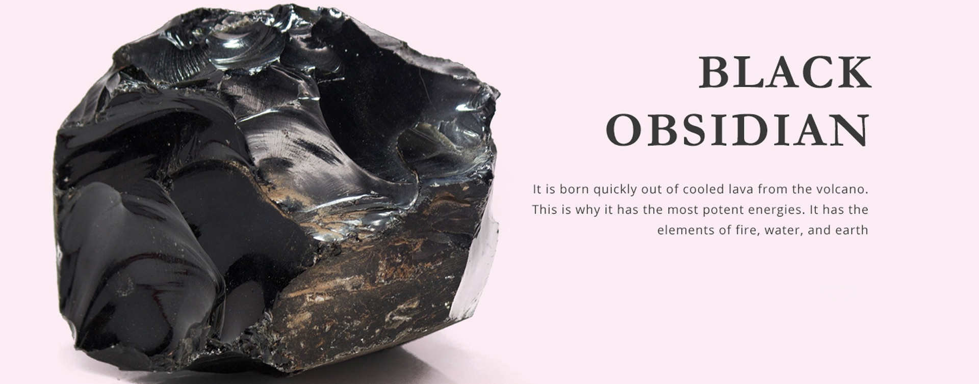 BLACK OBSIDIAN Gemstone Alt