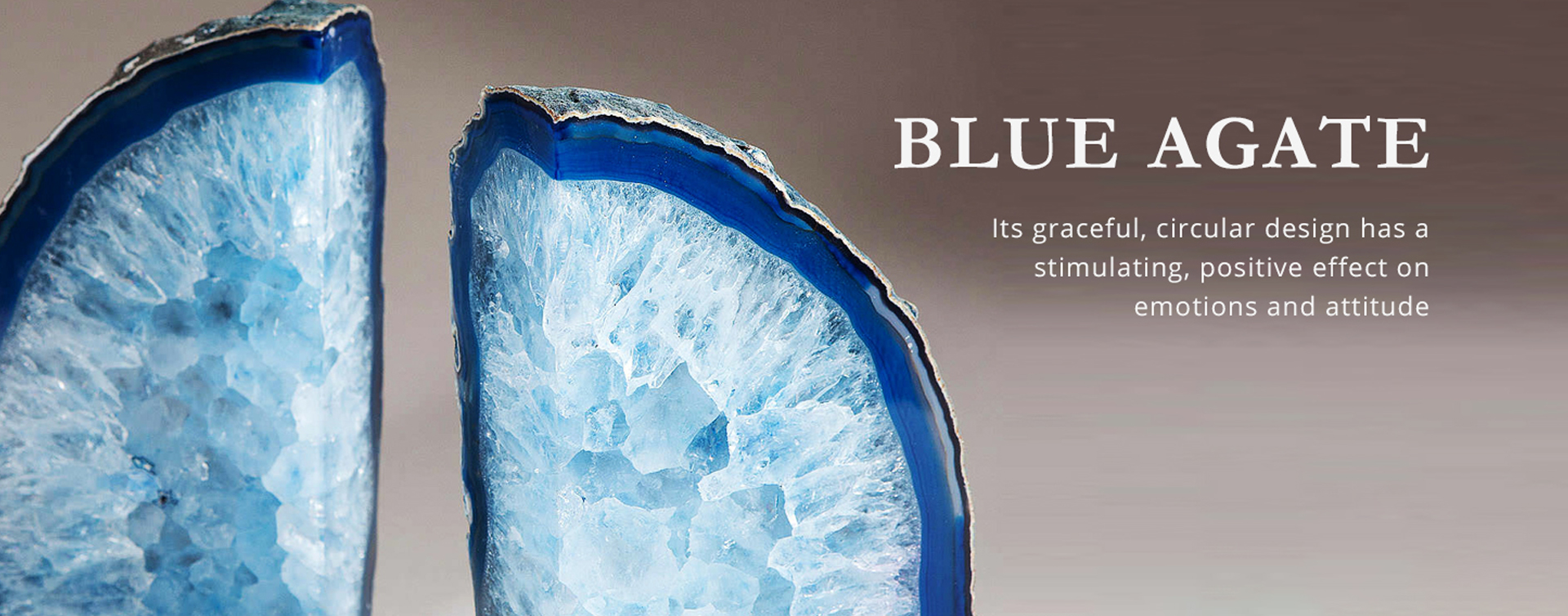 BLUE AGATE Gemstone Alt